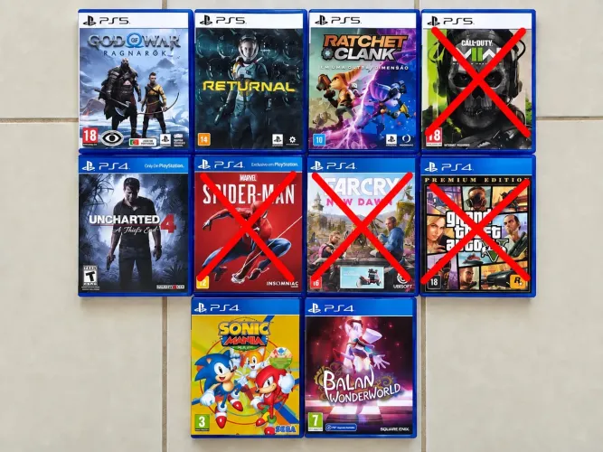 Jogos PS4 e PS5 Midia Fisica Em Ate 12x