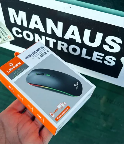 Mouse Sem Fio Recarregável 1600 Dpi Bluetooth + USB Nano 