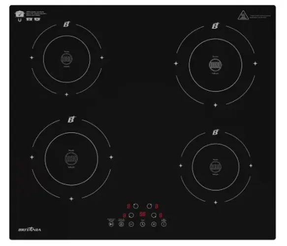 FOGÃO COOCKTOP INDUÇÃO 4 BOCAS