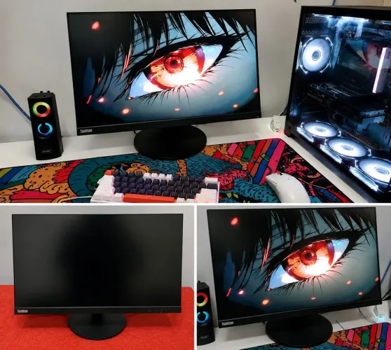 Monitor 24" polegada full HD 75hz - ideal para jogos e trabalho