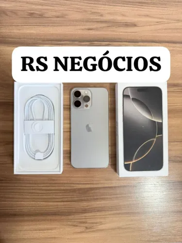 iPhone 16 Pro Max 256gb, Semi-Novo Perfeito Bateria 93% (Até 12x)