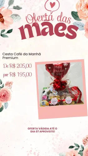 Cesta dia das mães 