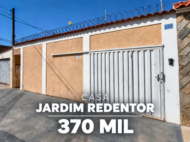 Casa Jardim Redentor por 370 mil