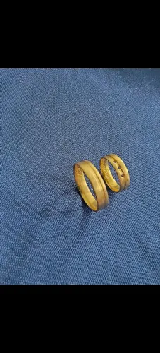Aliança de ouro 750 18k