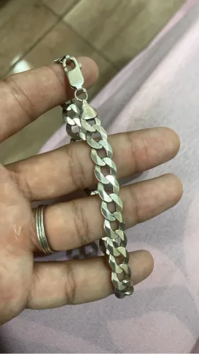 Pulseira de Prata 10mm 23,5cm