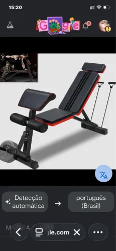 Cadeira de ginástica  pra vender 