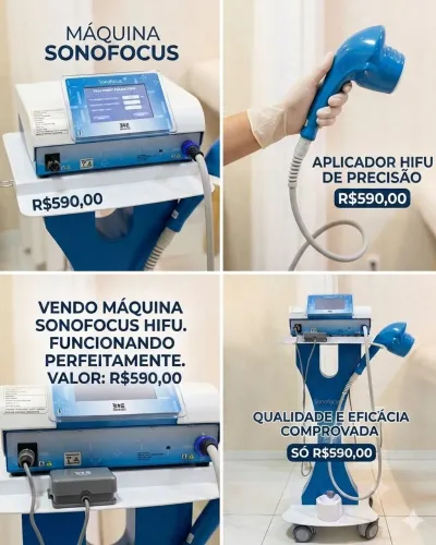 Máquina para gordura localizada sonofocus