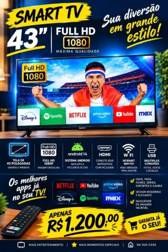 Televisão 43 polegadas