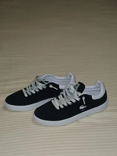 Lacoste Baseshot Preto/Branco Tamanho 39 Original