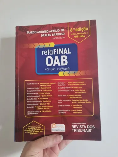 livro reta final OAB revisão unificada Marco Antônio e Darlan