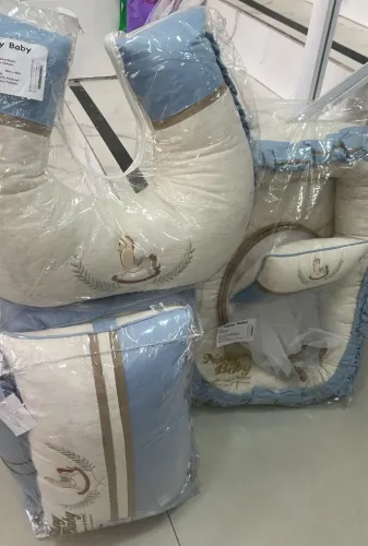 KIT BERÇO + Almofada de amamentação e ninho