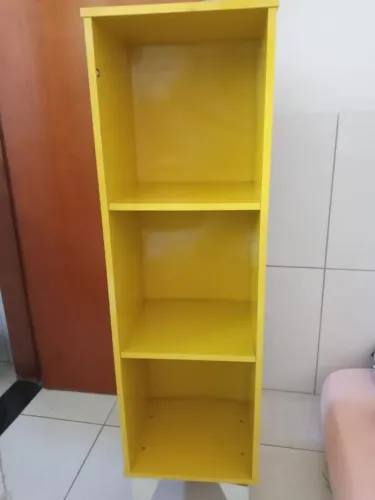 Estante Liveiro Twister Retrô duas Prateleiras