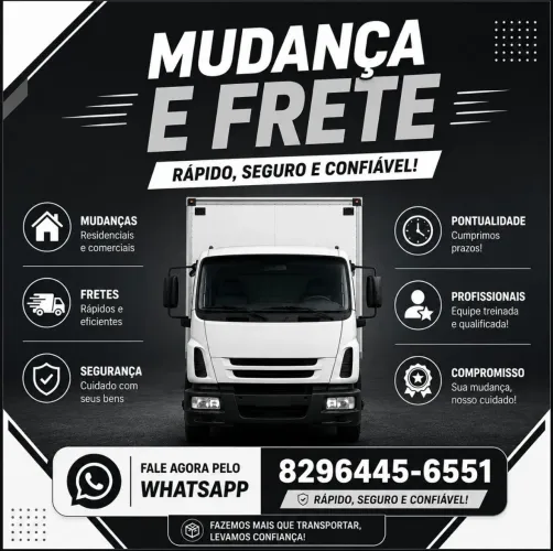 FAZEMOS MAIS QUE TRANSPORTAR, LEVAMOS CONFIANÇA