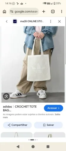 Bolsa tote crochê código KD1001