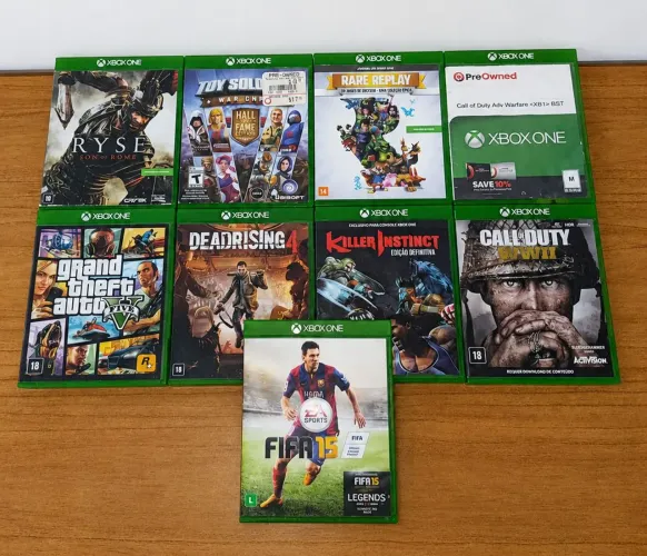 Lote 9 Jogos Xbox One 