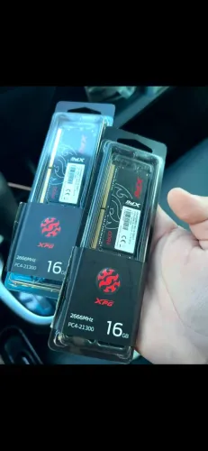 NOTEBOOK: Kit memórias p/ notebook DDR4 Adata XPG 32gb (2x16gb) 2666mhz original com caixa