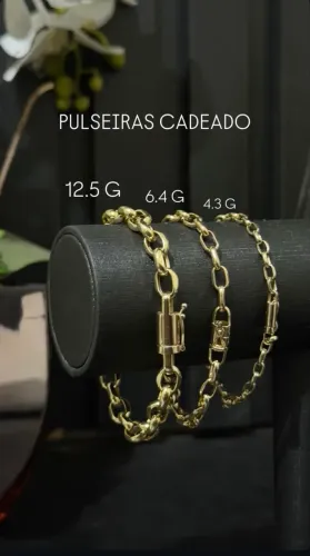 Pulseiras cadeado