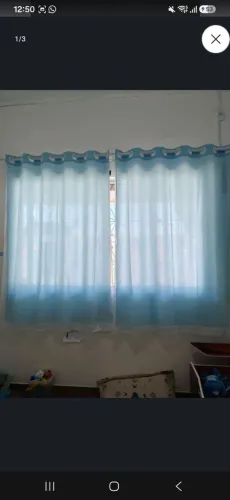 Cortina Quarto Infantil azul