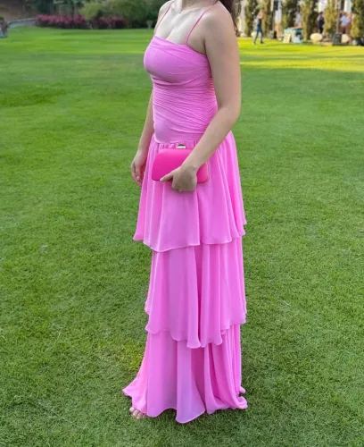 Vestido de Festa Rosa