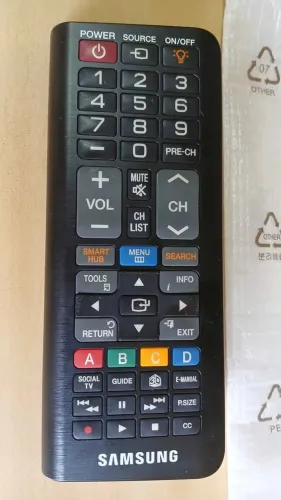 Controle Remoto Samsung Qwerty Bbn59-01134c Preto