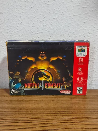 Mortal Kombat 4 64 GRADIENTE CIB ORIGINAL FUNCIONANDO PERFEITAMENTE
