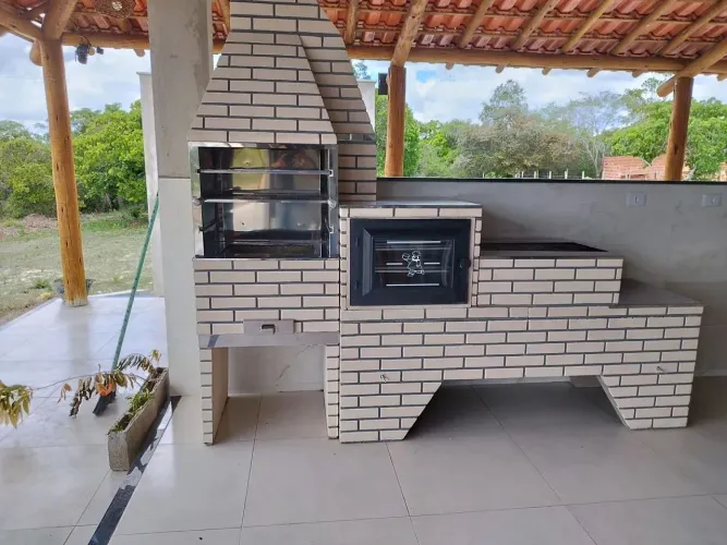 Trio Churrasqueira Forno e Fogão 