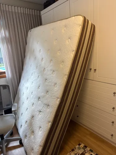 Colchão box cama queen