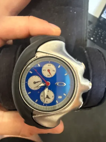 Relógio Oakley Detonator Blue Dial/ Raro Descontinuado