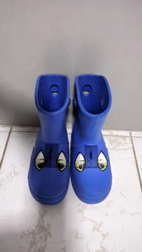 Galocha Infantil Plugt Acqua Tubarão Azul
