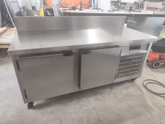Balcão Refrigerado Industrial Inox 2850x650x900 5 Portas