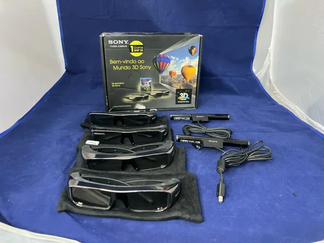 Kit Exclusivo 3D Sony 4 Óculos e 2 Transmissores