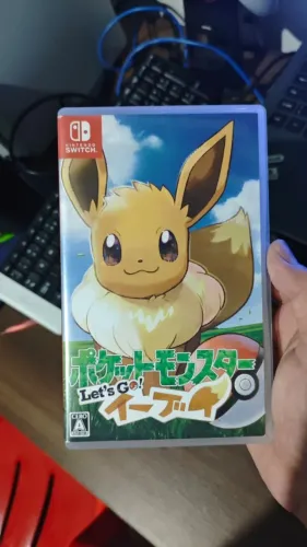 Jogo Nintendo Switch Pokemon Let's Go, Eevee Edição Japonês!