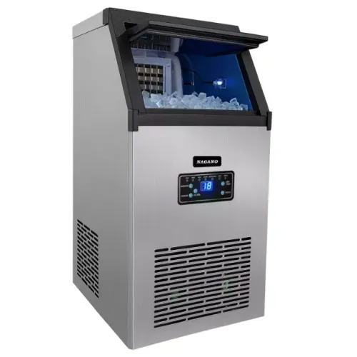 Máquina de Gelo 50kg/dia 15 Litros Reservatório Inox Tipo Cubo - E033355