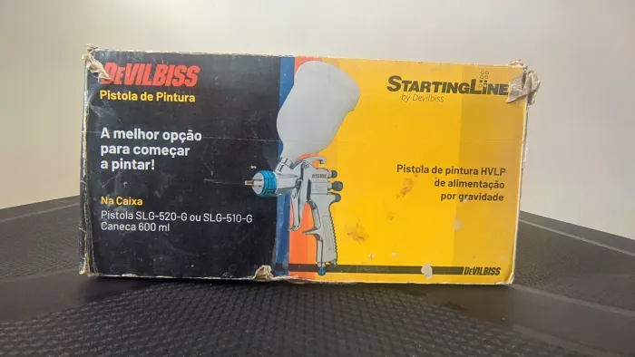 Pistola de pintura HVLP de alimentação por gravidade (usado)