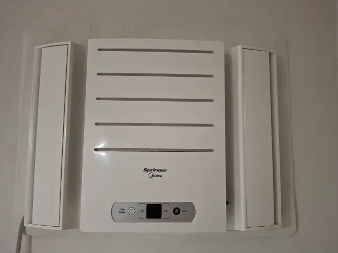 Ar Condicionado Janela Eletrônico Springer Midea 7500 BTUs Frio QCK078RB - 110V