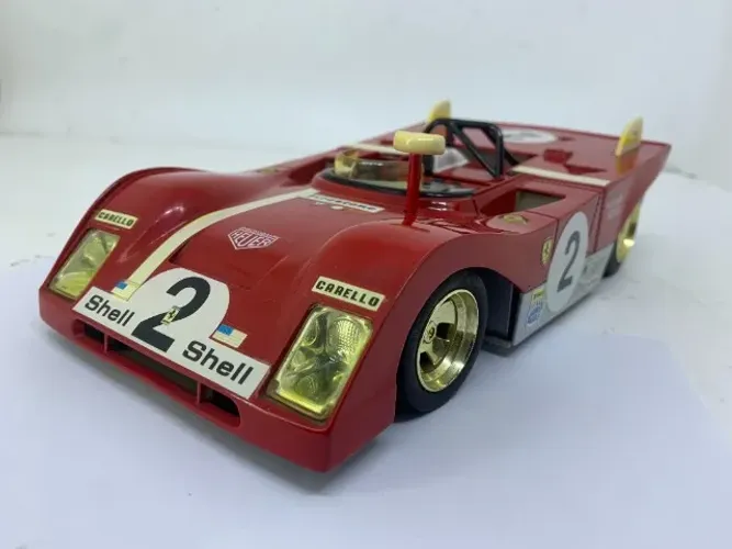 Miniatura Hotwheels 1/18 1972 Ferrari 312p Mario Andretti/ Jacky Ickx #2