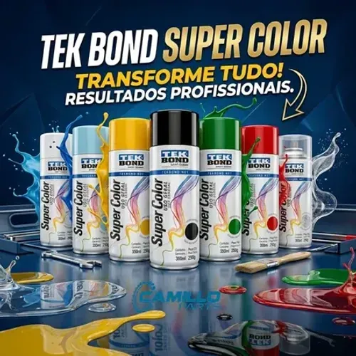 Tinta Spray TekBond. Somos loja, LEIA A DESCRIÇÃO COM ATENÇÃO!!