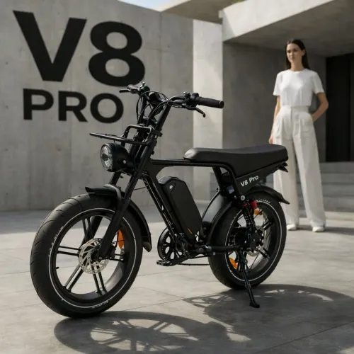 BIKE ELÉTRICA V8 PRO 2026 ZERADA NA CAIXA, COM NOTA FISCAL E GARANTIA.