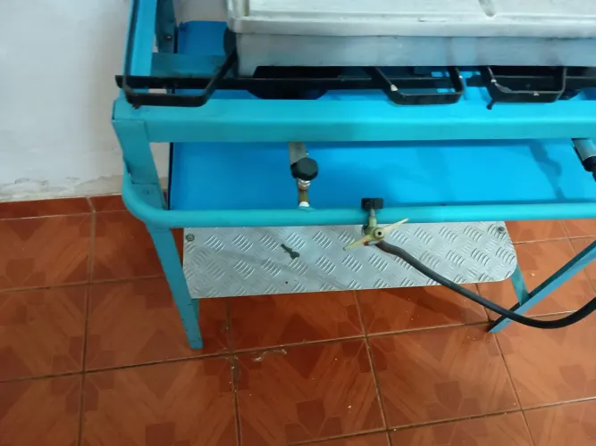 Fogão com chapa