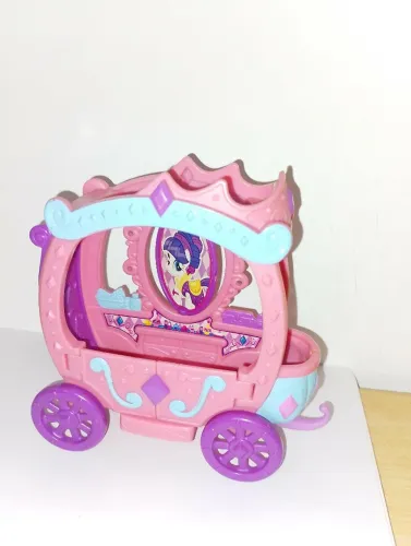 Brinquedo carruagem da my little pony rarity
