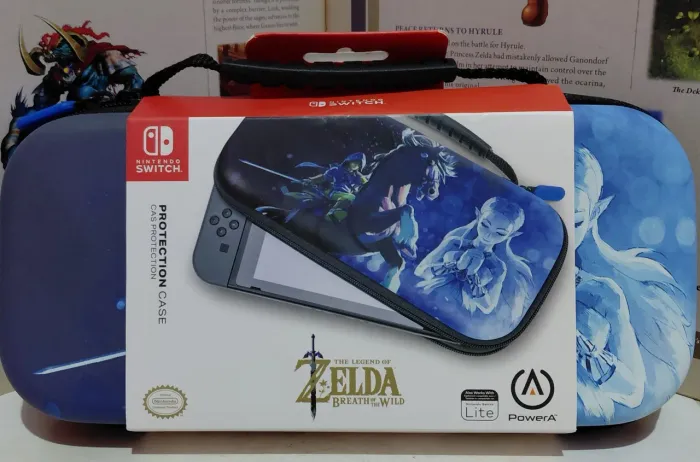 Case Estojo Nintendo Switch Zelda Breath Of The Wild + Brinde