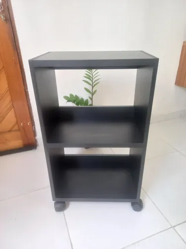 Carrinho auxiliar mdf novo