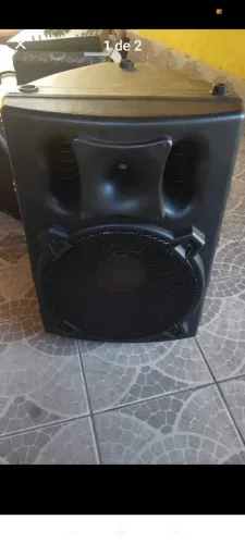 Caixa Ativa CSR 15" 350 RMS + mesa de som 1.000