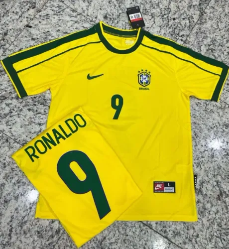 Camisa Brasil Ronaldo Retrô