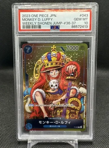 Carta One Piece Monkey D. Luffy PROMO 2023 JPN GRADUADA PSA 10