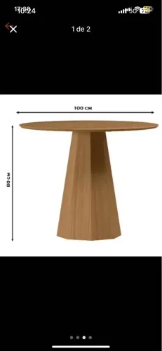 Mesa usada pouco tempo