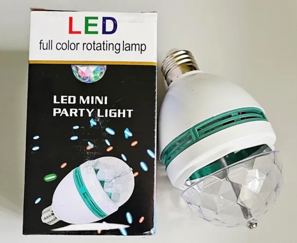 Lâmpada Led Giratória
