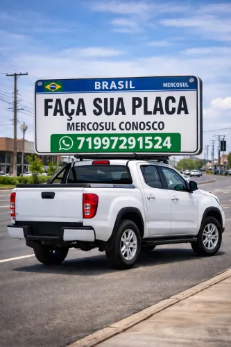 Placa para veículos 