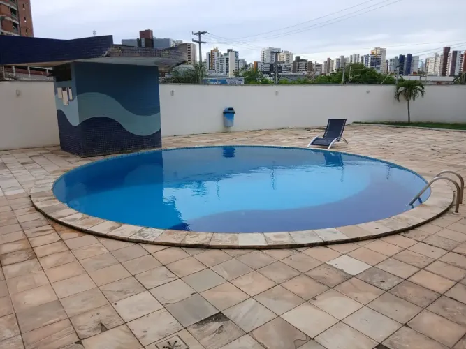 ALUGO APARTAMENTO MOBILIADO NO FLAT MONT BLANC DE 1 QUARTO, VARANDA,SALA,BANHEIRO SOCIAL