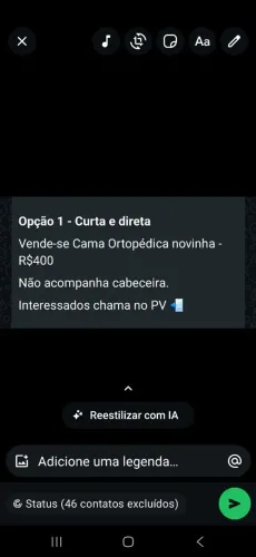 Vende uma cama ortopédica  não  vai com cabeceira ela ta nova motivo da venda não entrou